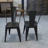 Pair of Tolix chairs by Xavier Pauchard, first edition, late 1920s
