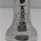 Pair of Old Salt shaker & Pepper Maker in Silver Metal