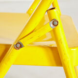 Chaise pliable jaune