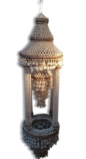 lustre en coquillages