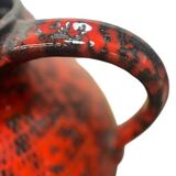 ORANGE VASE / PITCHER RETRO WABISABI STYLE