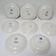 tea or coffee set model Gilberte earthenware Saint Amand floral decoration