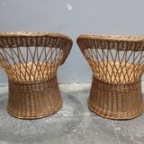 3-piece rattan lounge set