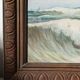 Painting on wood "seaside"