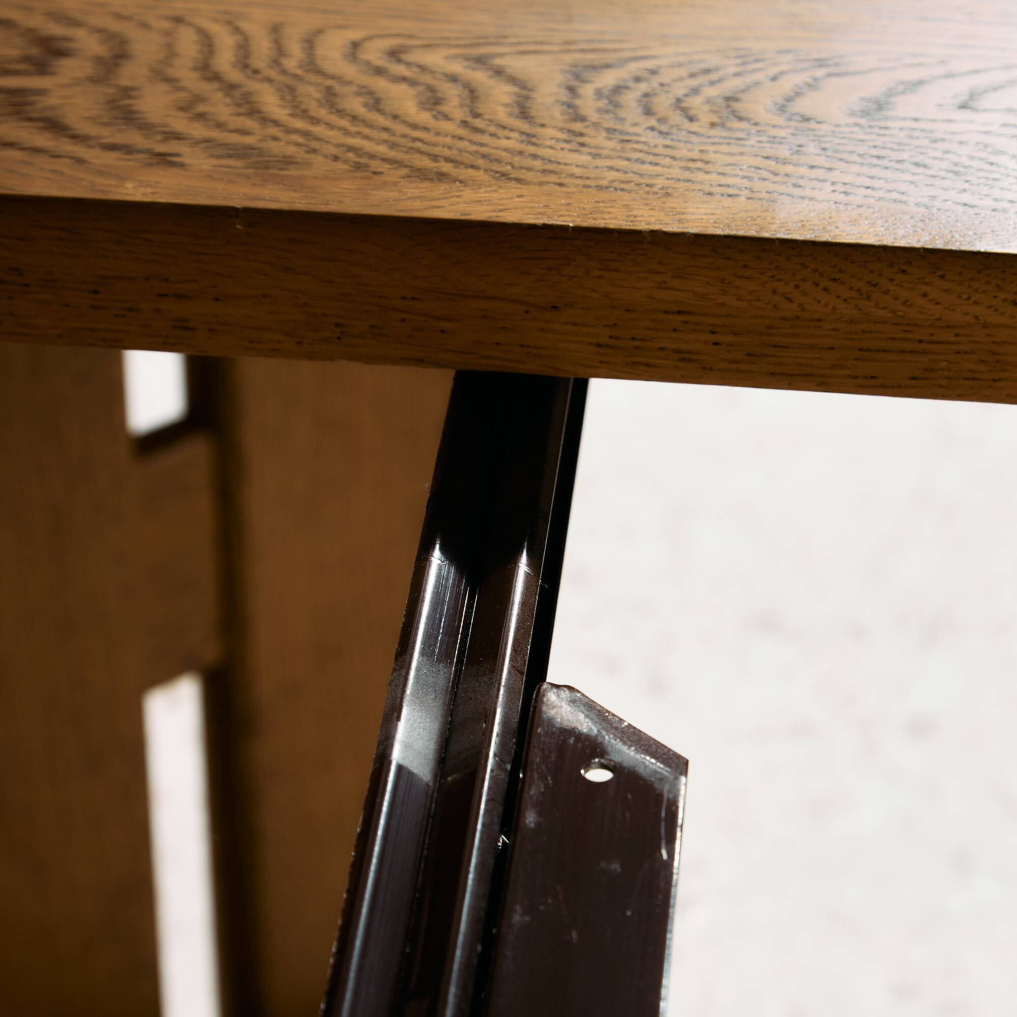 CJ Rosengaarden oak dining set, Set of 7
