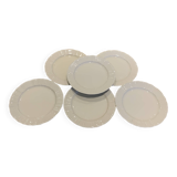 Set of 6 B&C dessert plates, Limoges