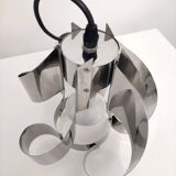 Space Age swirl pendant light