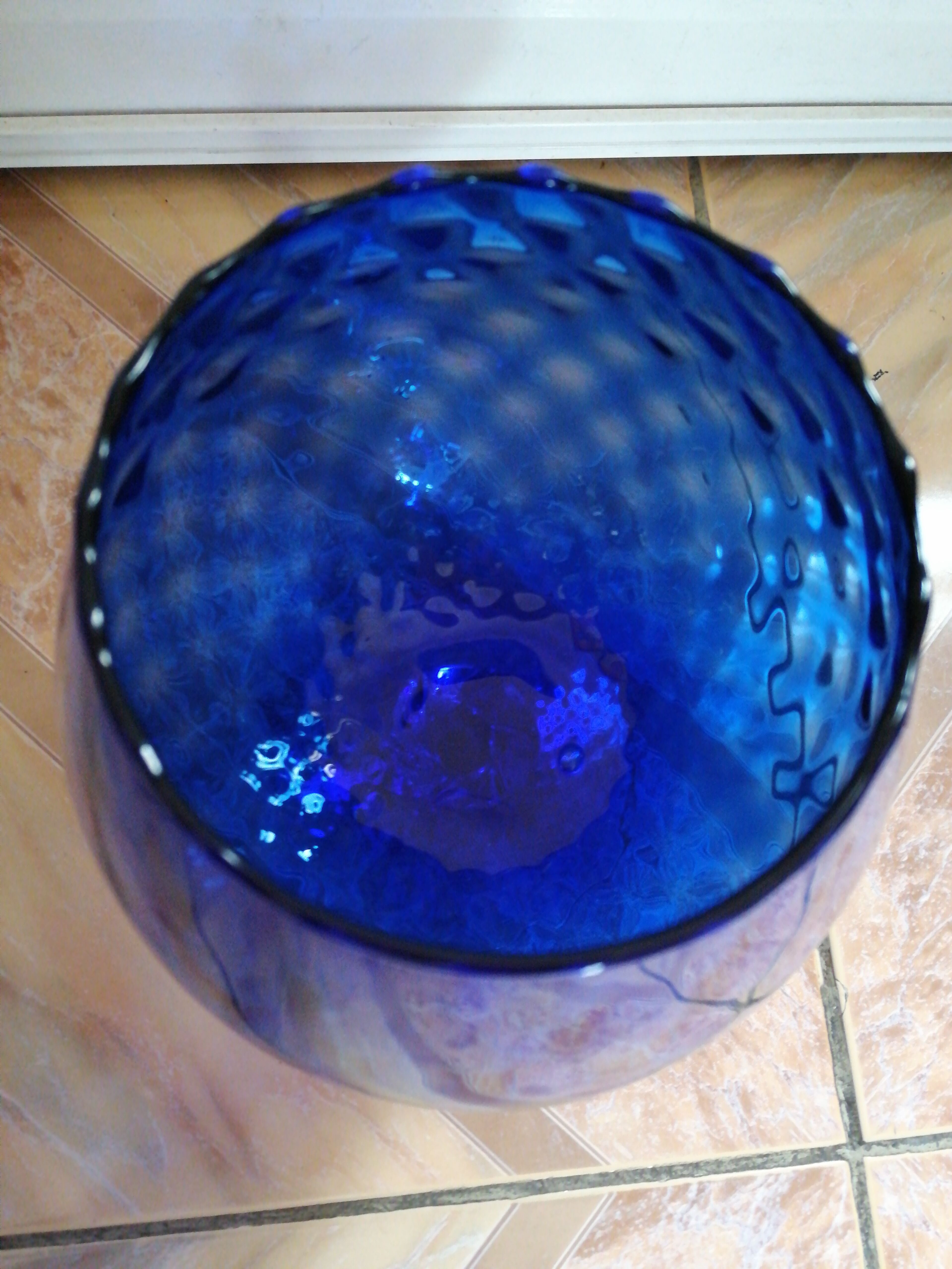 Blown glass vase