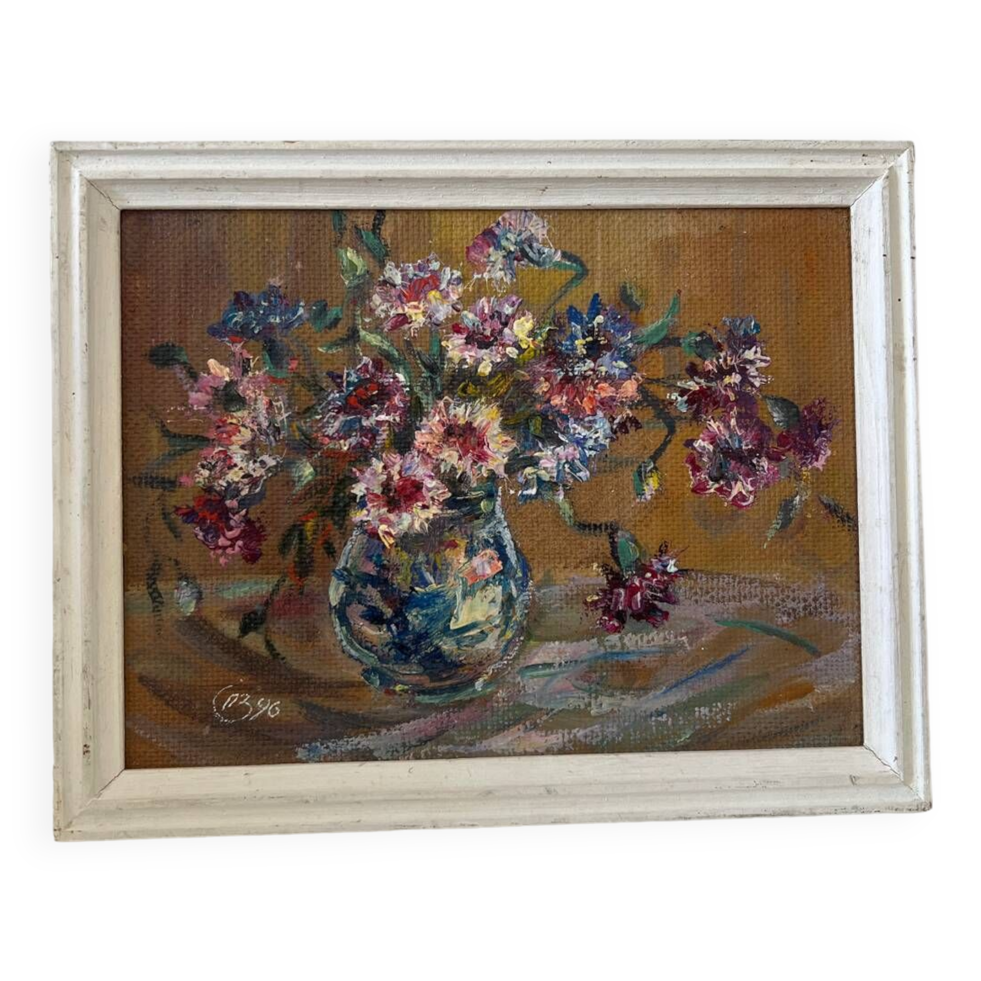 Oil painting on wood