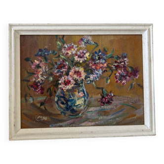 Oil painting on wood