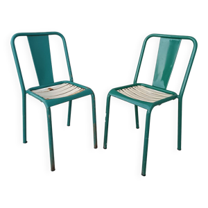 Paire de chaises Tolix - bistrot