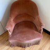 Vintage toad armchair Henriette