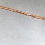 Rectangular tablecloth 160 x 240cm embroidered flowers "sweet peas"