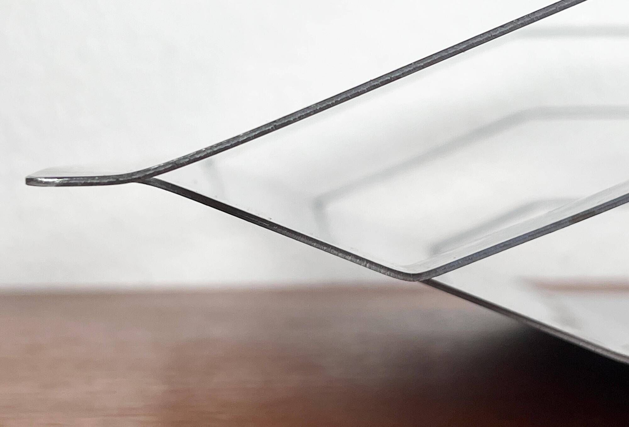 Minimalist postmodern metal fruit bowl, 1980s