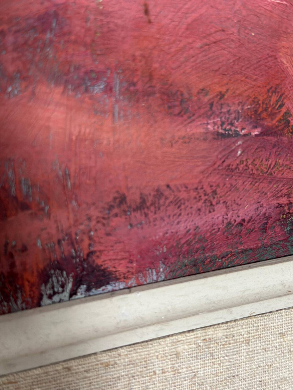 Swedish Oil on Canvas – “Vase”  by Britta Ringvall