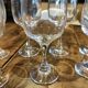 Lot de 7 verres à vin vintage en cristal