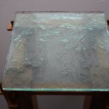 Vintage Pine Brutalist Coffee Table, 1970s