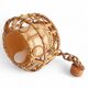 Handmade bamboo and rattan suspension from the 1960s, France.