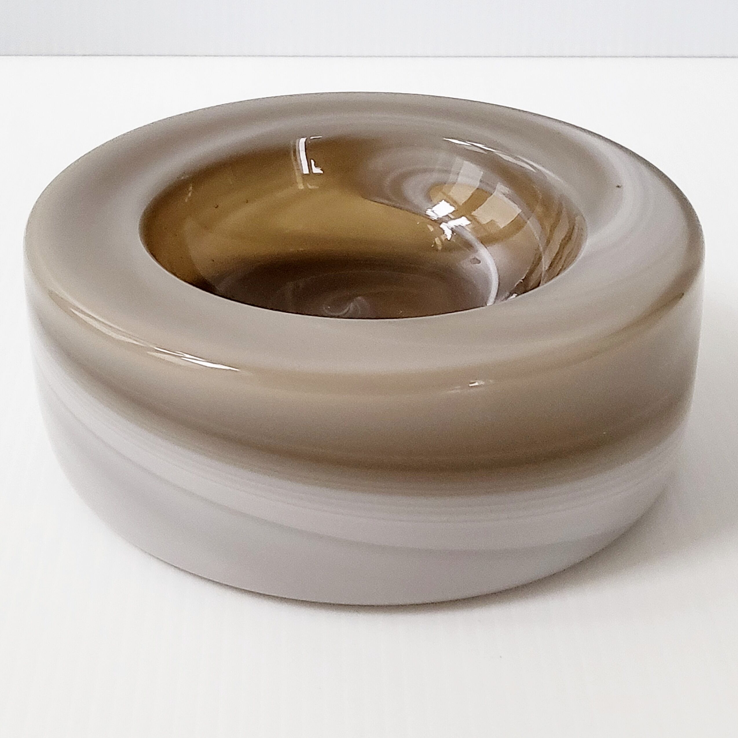 Vintage ashtray in glass paste Moorish Old 1960