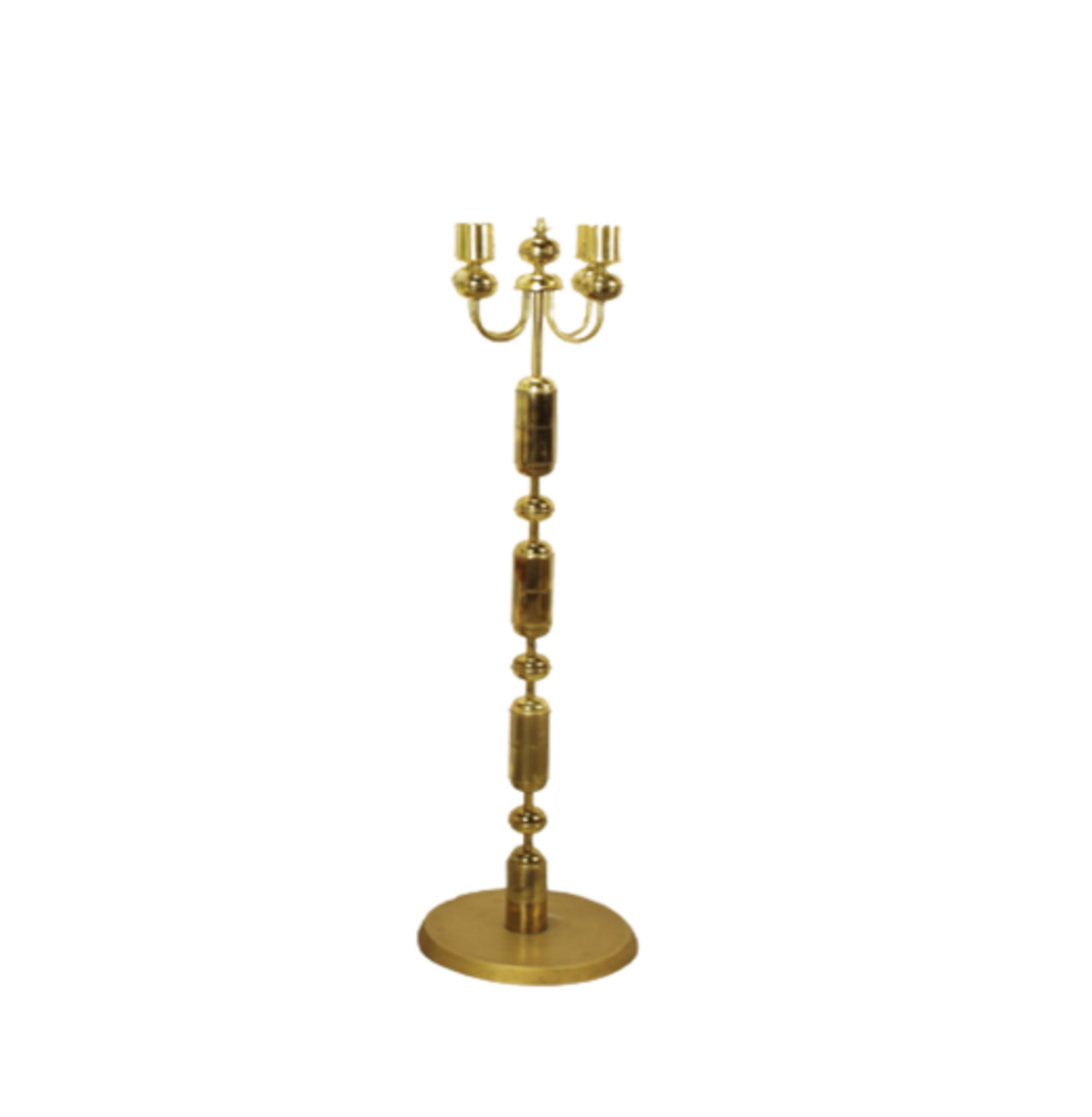 Vintage brass floor lamp | Kamenicky Senov