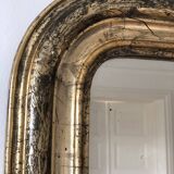 High Quality Antique Louis Philippe Giltwood Mirror France Late 19th Centur