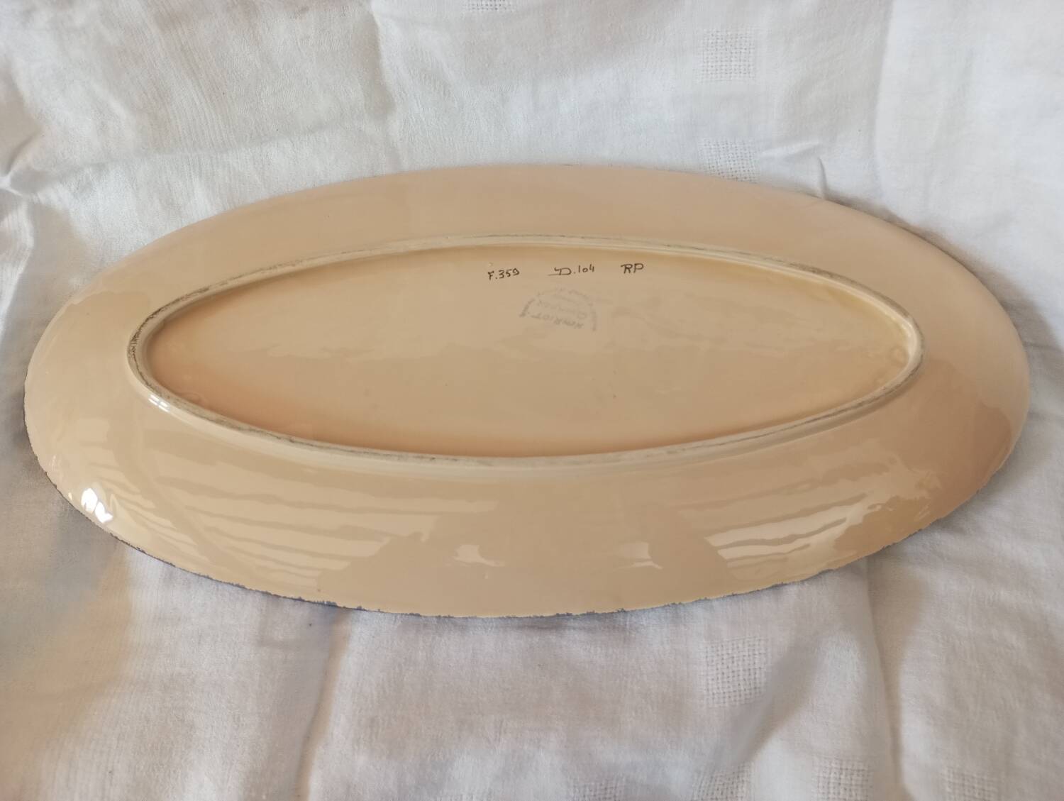 Large Henriot Quimper dish