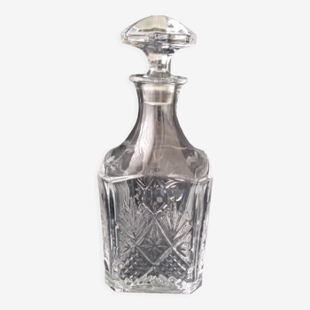 Carafe à whisky en cristal d'Arques Modèle Fontenay dans son coffret d'origine