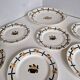 Badonviller art deco platter and 6 dessert plates