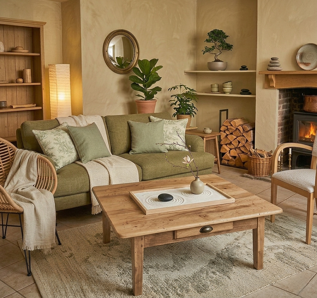 Oak coffee table