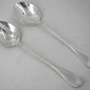 Christofle Albi lot of 7 pieces serving dish salad server cake slice sugar tongs