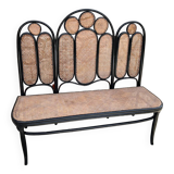 Vintage cane bench