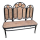 Vintage cane bench