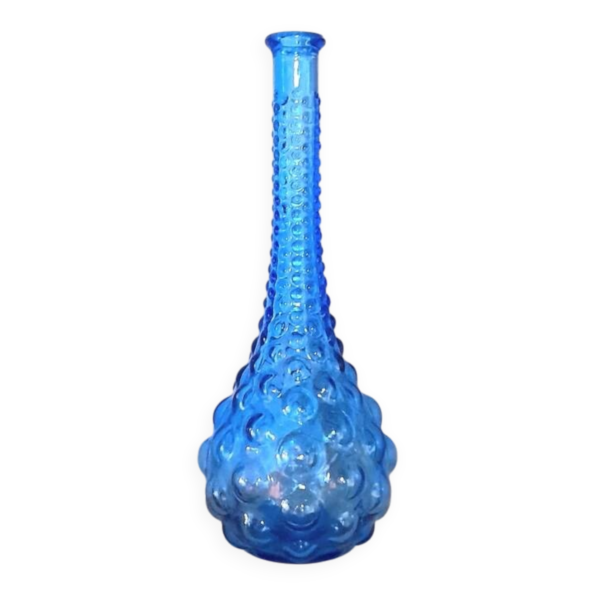 Italian Empoli blue carafe, 1970