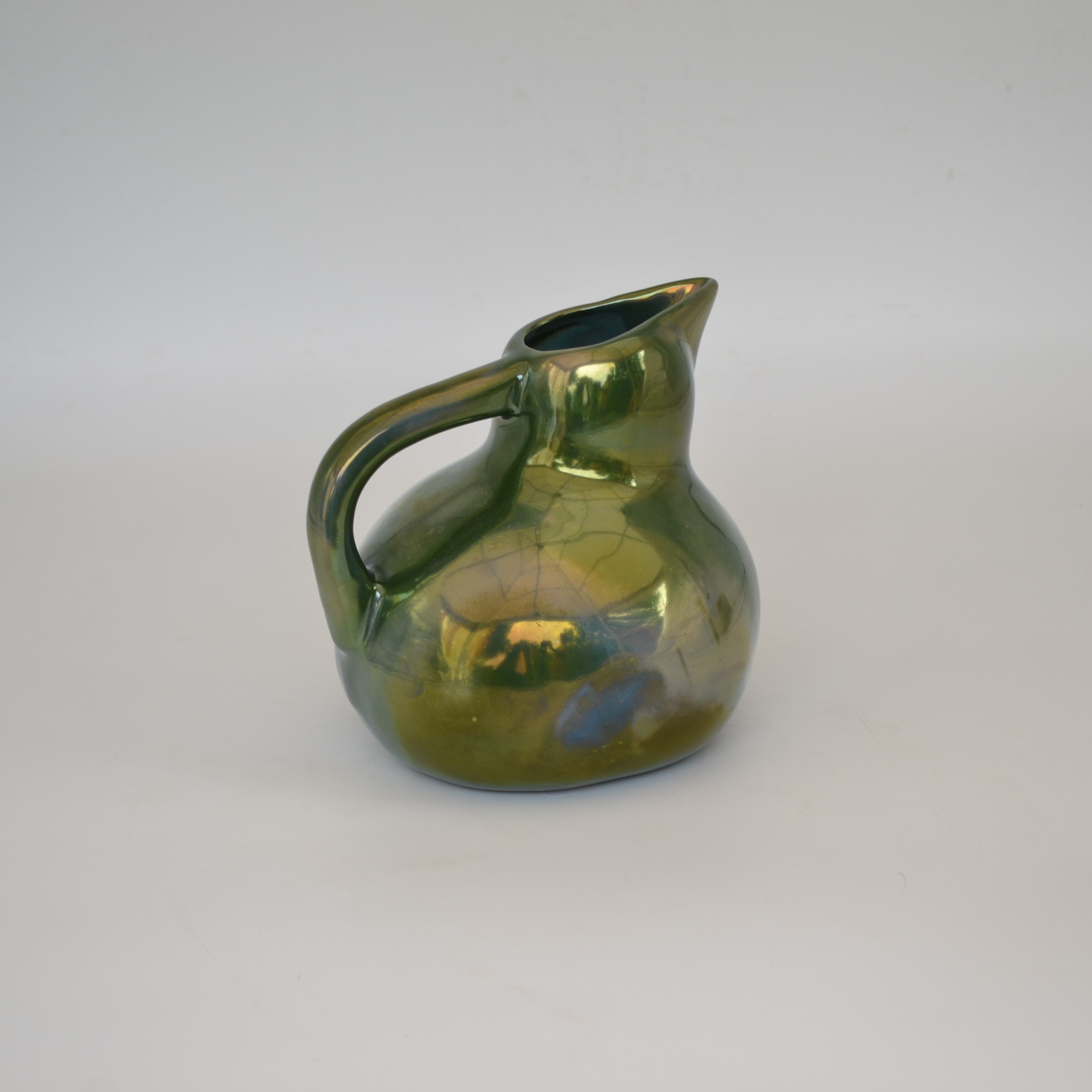 Rambervillers S.A.P.C. flamed sandstone pitcher