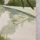 Vintage landscape watercolor