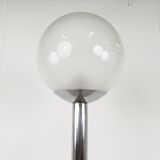 Vintage chrome and glass floor lamp, 1970s
