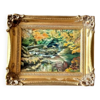 Vintage signed painting