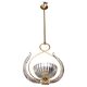 Elegant Art Deco Barovier and Toso chandelier, 1940s