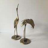 Couple of brass birds