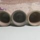 Lot de 3 pots en grès vintage