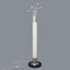 Chrome metal coat rack floor lamp, 1970s