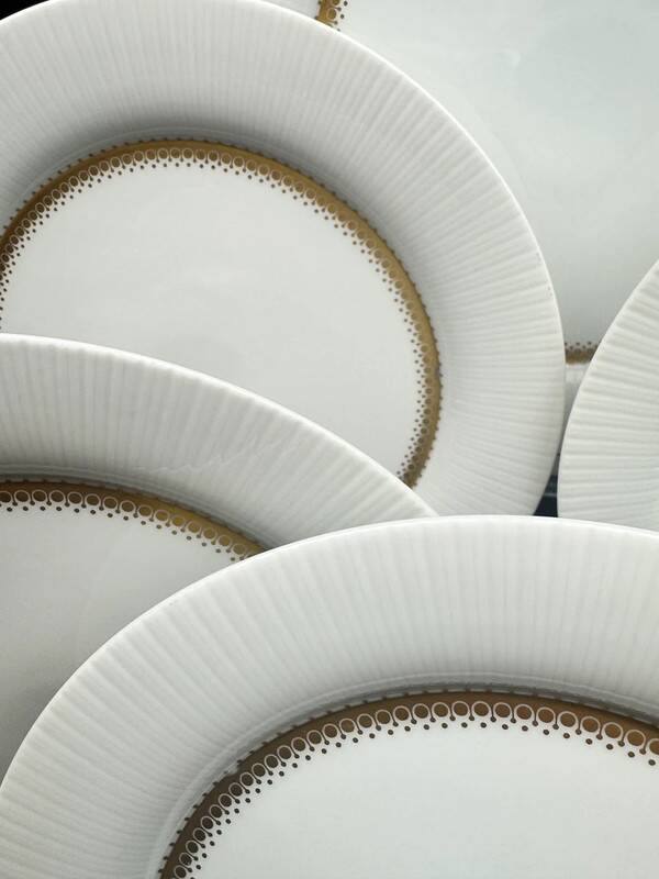 Rosenthal Tapio Wirkkala 6 dinner plates Ondulation Studio-Linie