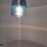 Suspension lamp, 1980s, glass with alternating rods