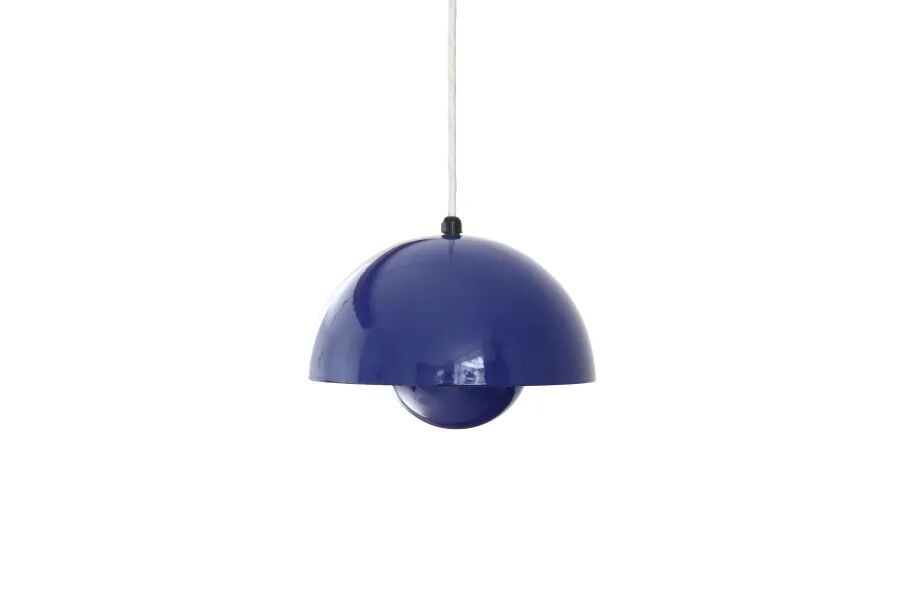 Blue Verner Panton flowerpot pendant lamp from 1970