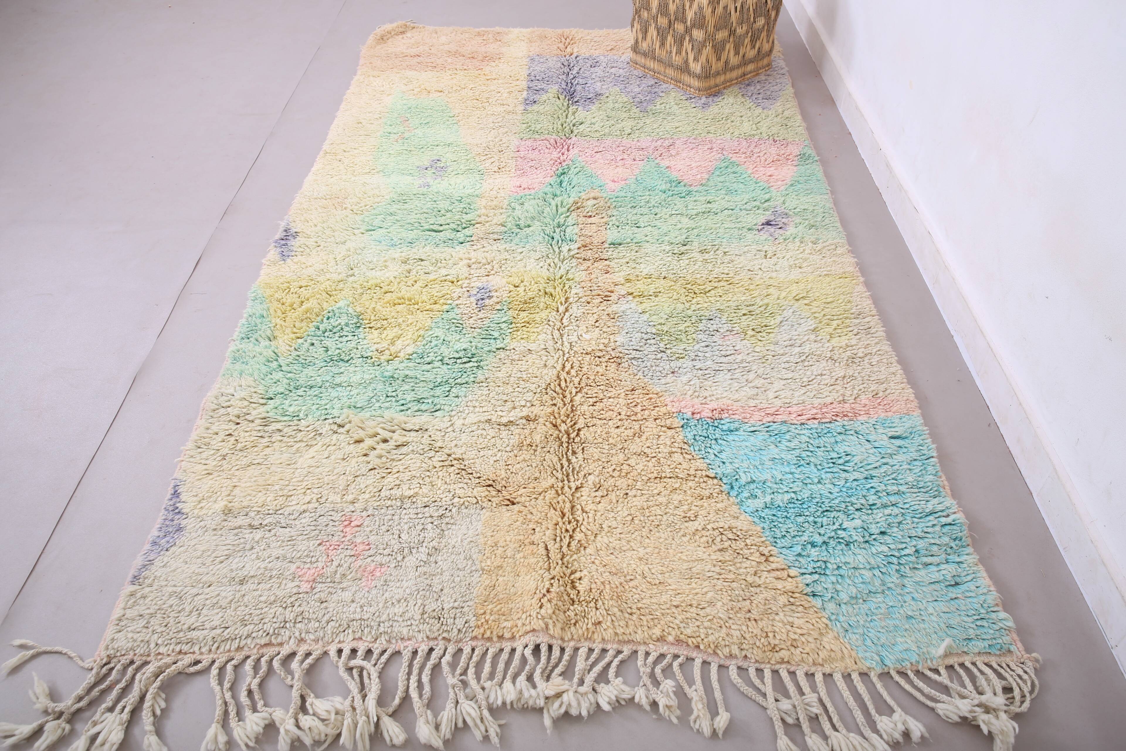Vintage Boujaad Rug 157 x 270 - Vintage moroccan rug - Berber Wool Rug