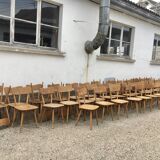 Series of 40 bistro chairs ́