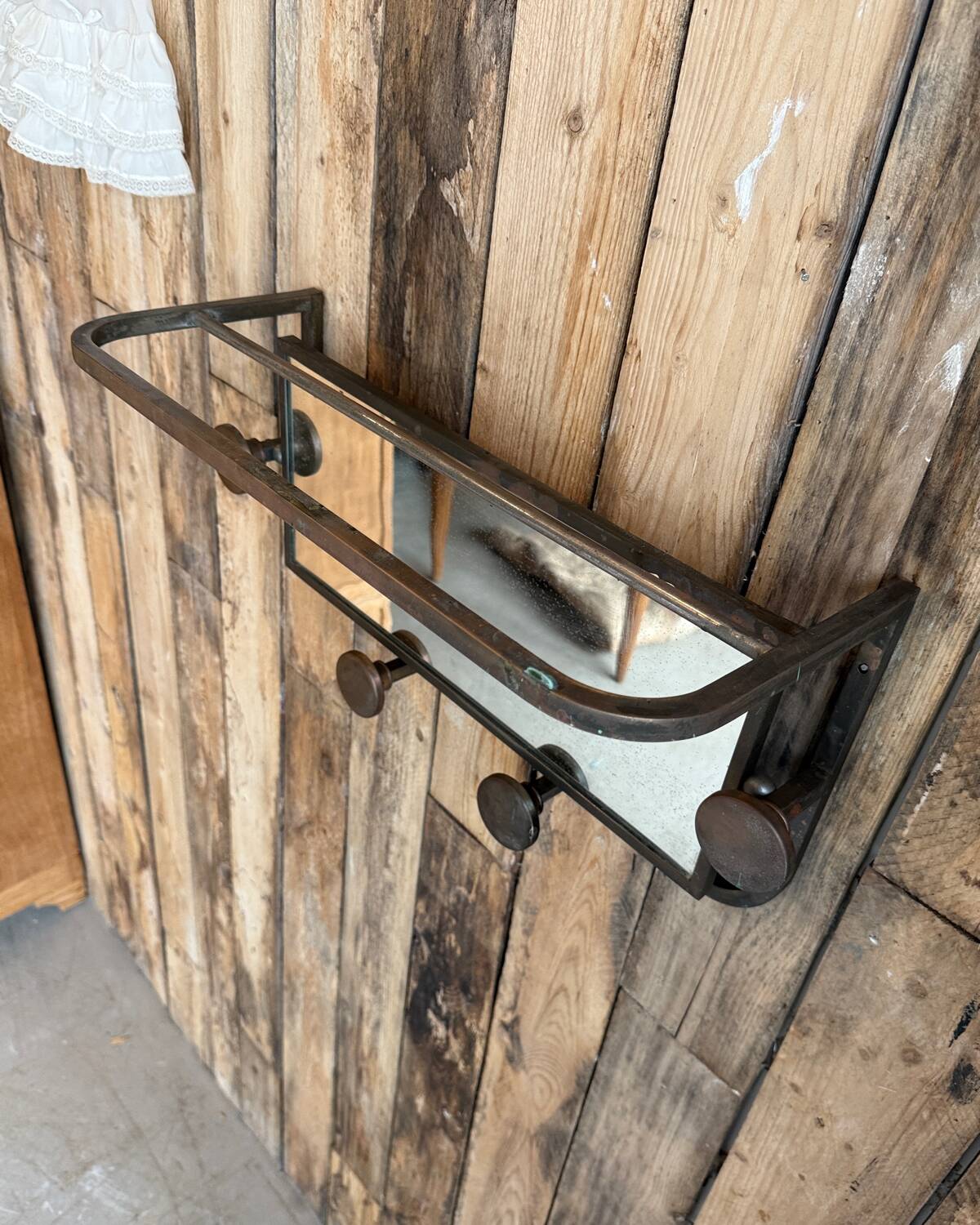 Vintage metal coat racks