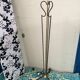 Lamppost twisted wrought iron and brass vintage