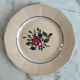 Set of 3 hand-painted flat plates from Sarreguemines