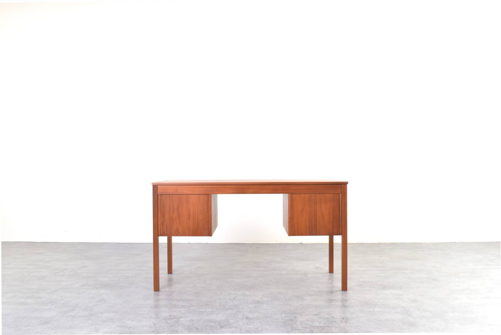Mid-Century Danish Teak Desk from Domino Møbler, 1960s.